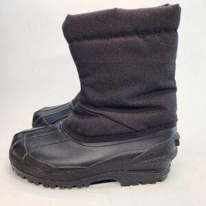 Mens Size 7 Pacific Trail Thinsulate Lined Winter Boots Black